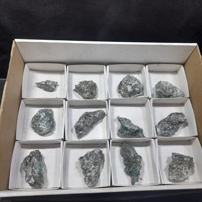 (WM04371) One Box Of 12 Emerald/Mica Mineral Specimens From Zimbabwe  Danielle Billings - Image 2
