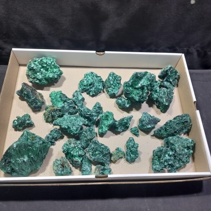 (WM04387) 3.2Kg Of Malachite Mineral Specimens From Congo