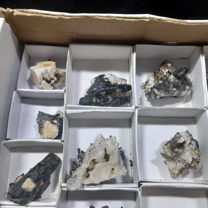 (WM04443) One Box Of 16 Aegerine/Feldspar Mineral Specimens From Malawi - Image 3