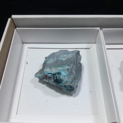 (WM04473) One Box Of 6 Chrysocolla With Druzzy Quartz Mineral Specimens From Congo  Lawson Perry - Image 3