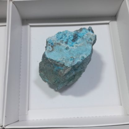 (WM04473) One Box Of 6 Chrysocolla With Druzzy Quartz Mineral Specimens From Congo  Lawson Perry - Image 5
