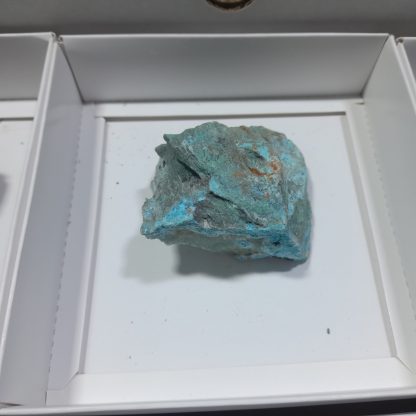 (WM04473) One Box Of 6 Chrysocolla With Druzzy Quartz Mineral Specimens From Congo  Lawson Perry - Image 6