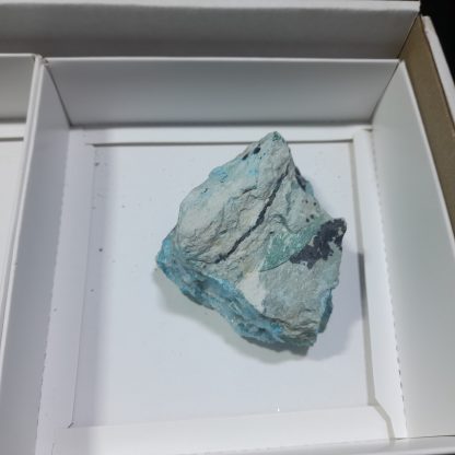 (WM04473) One Box Of 6 Chrysocolla With Druzzy Quartz Mineral Specimens From Congo  Lawson Perry - Image 7
