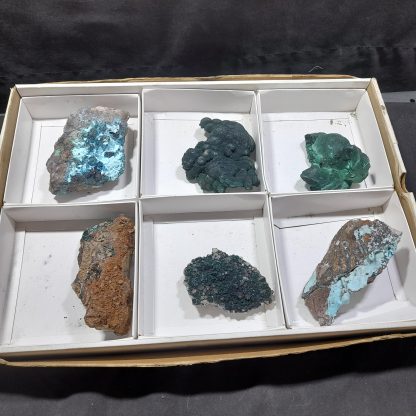 (WM04498) One Box Of 6 Assorted Mineral Specimens From Congo    Rachel Linderman - Image 2