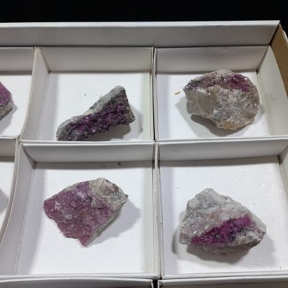 (WM04510) One Box Of 12 Colboltion Calcite Mineral Specimens From Congo  n Bagley Fam - Image 6