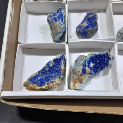 (WM04536) One Box 24 Of Azurite/Malachite Mineral Specimens From Congo   Kearney Muffler - Image 4