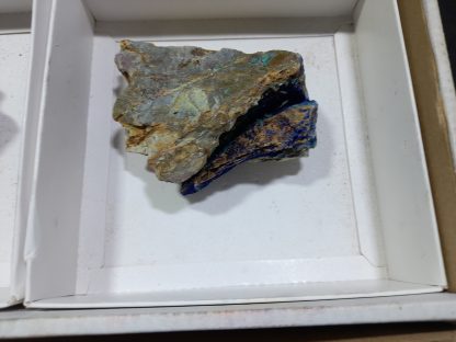 (WM04547) One Box Of 6 Azurite Mineral Specimens From Congo   Chip Fryer - Image 8