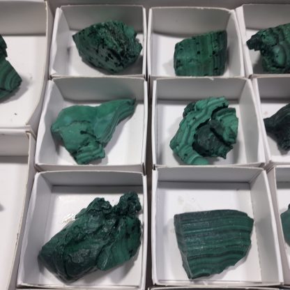 (WM04574) One Box Of 28 Botryoidal Malachite Mineral Specimens From Congo - Image 7