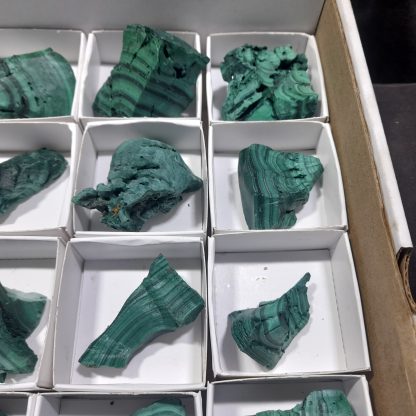 (WM04574) One Box Of 28 Botryoidal Malachite Mineral Specimens From Congo - Image 11