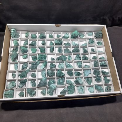 (WM04569) One Box Of 88 Botryoidal Malachite Mineral Specimens From Congo   Amy Dumond - Image 2