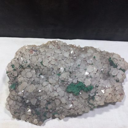 (LGM0187) Display Piece Of Specular Haematite With Malachite On Quartz   (With Stand)  Audra Ann - Image 5