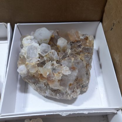 (WM04679) One Box Of 6 Fluorite Mineral Specimens From Richtersveld - Image 5