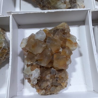 (WM04679) One Box Of 6 Fluorite Mineral Specimens From Richtersveld - Image 7