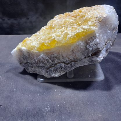 (LGM0190) Yellow Fluorite Mineral Specimen From Erongo, Namibia    Terry Landrum - Image 2