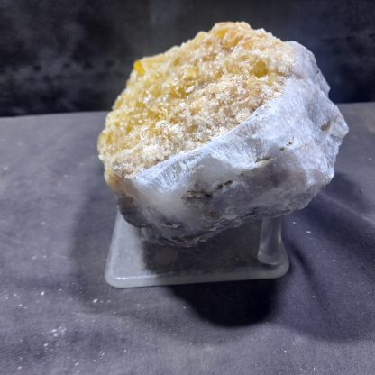 (LGM0190) Yellow Fluorite Mineral Specimen From Erongo, Namibia    Terry Landrum - Image 4