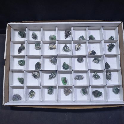 (WM04689) One Box Of 35 Fluorite From Erongo   Lawson Perry