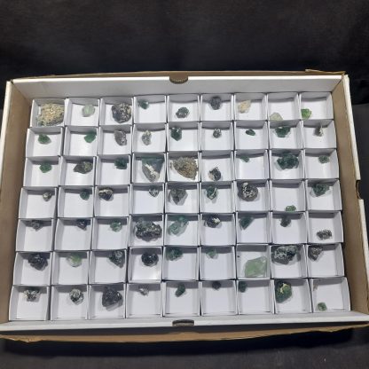 (WM04694) One Box Of 63 Green Fluorite Mineral Specimens From Namibia   Jaqueline  Bautista - Image 2