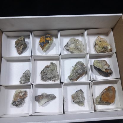 (WM04701) One Box Of 12 Hyline Opal/Black Tourmaline Mineral Specimens From Namibia    Joe Funson - Image 2