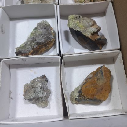 (WM04701) One Box Of 12 Hyline Opal/Black Tourmaline Mineral Specimens From Namibia    Joe Funson - Image 5