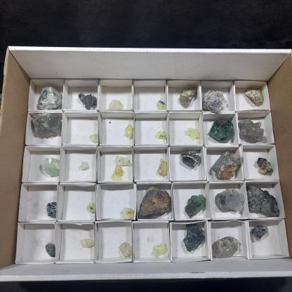 (WM04708) One Box Of 35 Assorted Mineral Specimens From Namibia   Amanda Funson - Image 2