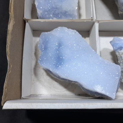 (WM04719) One Box Of 6 Blue Lace Agate Mineral Specimens From Malawi   Joe Funson - Image 4