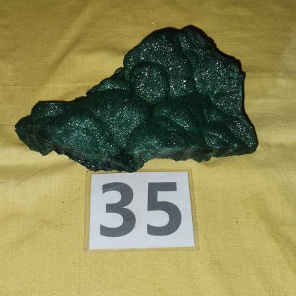 Botryoidal Malachite from Congo     Alli Bolla
