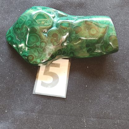 Polished Malachite from Congo     Doug McCown