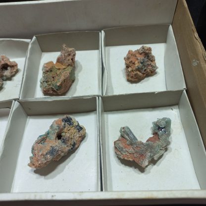 (WM05009) One Box Of 6 Aragonite Mineral Specimens - Image 4