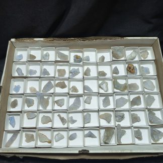 (WM04983) One Box Of 60 Blue Lace Agate From Malawi