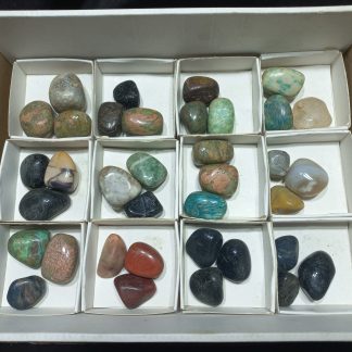 (WM04974) One Box Of 39 Assorted Tumbled Stone