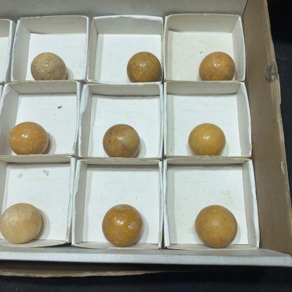 (WC04973) One Box Of 12 Polished Yellow  Calcite Spheres - Image 4