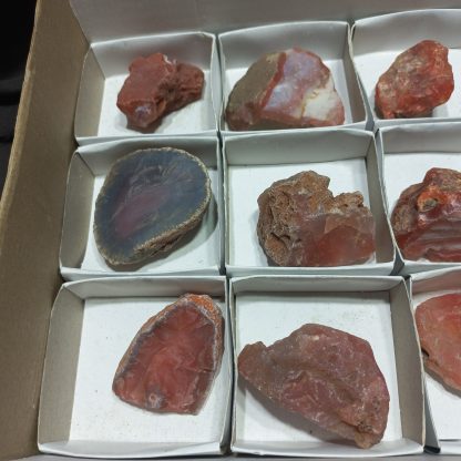 (WM04972) One Box Of 12 Botswana Agate Mineral Specimens - Image 3
