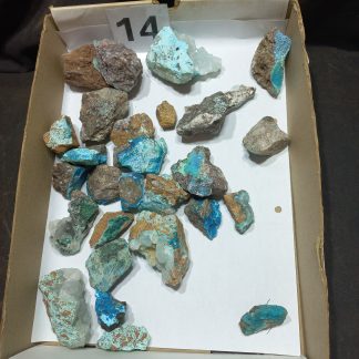 Chrysocolla Included Quartz Mineral Specimens BS14 Alli Bolla