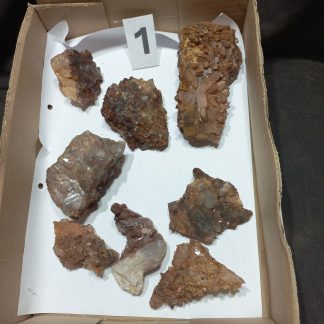 Haematite Included Smoky Quartz Crystals From Orange River BS 1 Alli Bolla