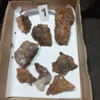 Haematite Included Smoky Quartz Crystals From Orange River BS 1 Alli Bolla