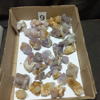 Lavender And Citrine Spirit Quartz Crystals BS9 Alli Bolla