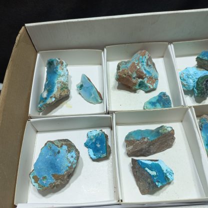 (WM04998) One Box Of 12 Hemimorphite And Chrysocolla Mineral Specimens - Image 3