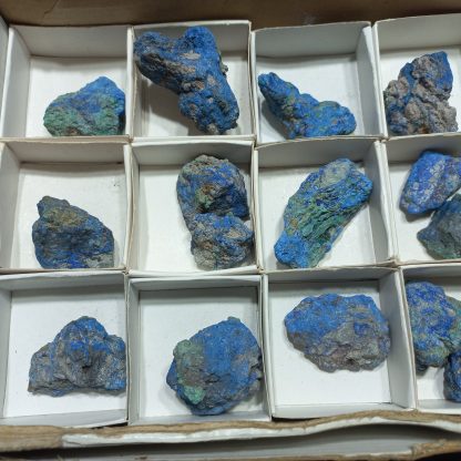 (WM04991) One Box Of  18 Azurite Mineral Specimens - Image 3
