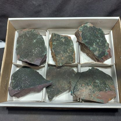 (WM04990) One Box Of 6 Libethenite Mineral Specimens - Image 2