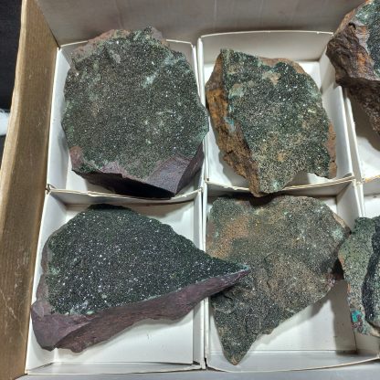 (WM04990) One Box Of 6 Libethenite Mineral Specimens - Image 3