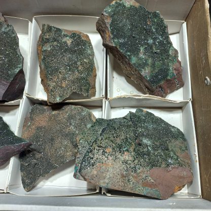 (WM04990) One Box Of 6 Libethenite Mineral Specimens - Image 4