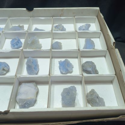 (WM027) One Box Of 24 Blue Lace Agate From Malawi - Image 5