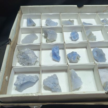 (WM027) One Box Of 24 Blue Lace Agate From Malawi - Image 6
