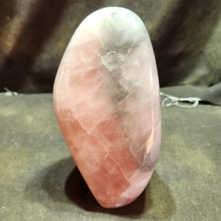 Polished Blue & Pink Rose Quartz in free form from Orange River   (Soccer 360) YT