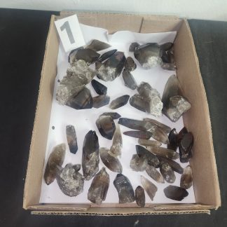 Smoky Quartz Crystals from Malawi    Alli Bollla