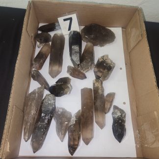 Smoky Quartz Crystals from Malawi   Alli Bolla