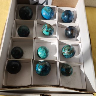 12 * Shattuckite Spheres from Congo   Shell Lee