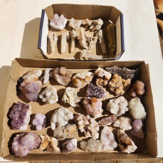 Assorted Spirit Quartz Crystals from Boekenhouthoek , Mpumalanga , SA May Mila