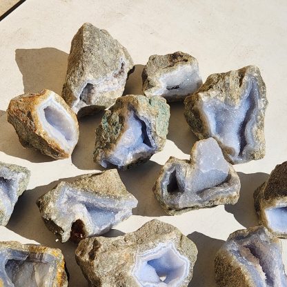 Blue Lace Agates from Malawi   Amy Simon    (Custom order 4 Kgs) - Image 3
