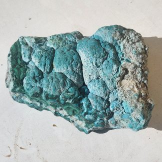 Botryoidal Chrysocolla with Malachite from Congo   Soccer 360